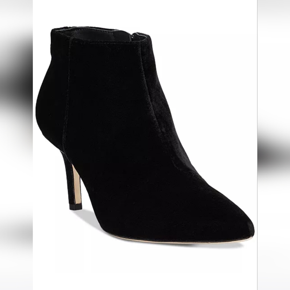 Lauren Ralph Lauren Velvet Dress Booties
